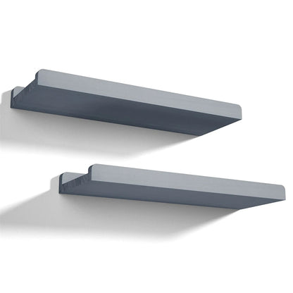 Juego de 2 Estantes Flotantes de Madera Rústica de Pared Hogaris™